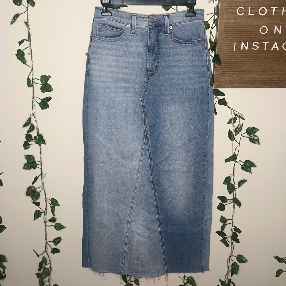 Jessica Simpson Denim Maxi Skirt